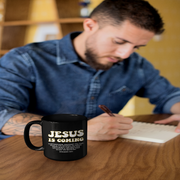 Romans 13:11 Black Glossy Mug